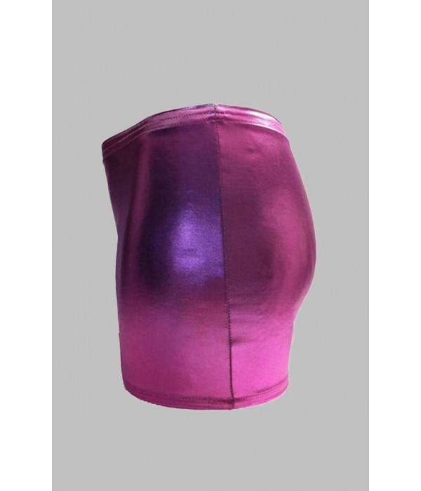 Mega Gogo skirt pink metallic sizes 44 - 52