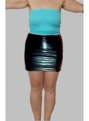 bargain Black Wetlook Miniskirt Sizes 44 - 62 Lengths 20cm - 45cm - Jetzt noch mehr sparen