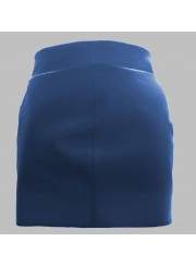 bargain Leather Skirt Blue Faux Leather - Jetzt noch mehr sparen