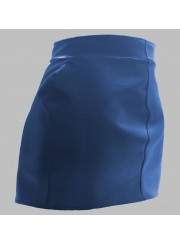 Leather Skirt Blue Faux Leather - Jetzt noch mehr sparen