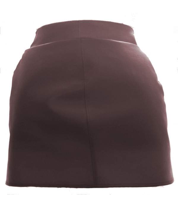 bargain Leather Skirt Pink Faux Leather - Jetzt noch mehr sparen