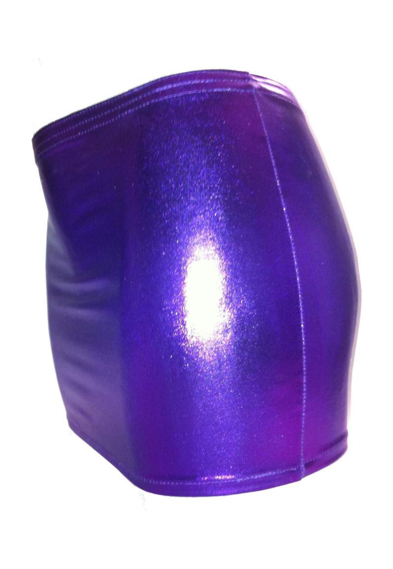 Minifalda de cuero púrpura Tallas 34 - 42 Longitudes 20cm - 45cm Ha... - 