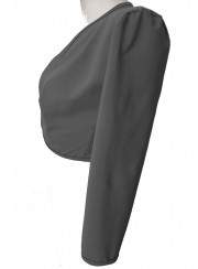Size 34 - 52 Cotton Stretch Short Jacket Grey Magdeburg Production ... - 