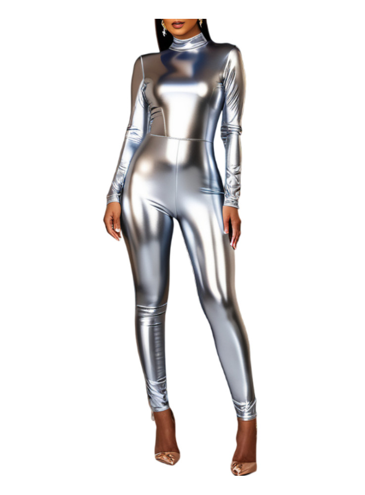 Jumpsuit Silber