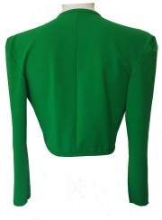 bargain Sizes 34 - 52 Green Cotton Stretch Short Jacket from Magdeb... - Jetzt noch mehr sparen