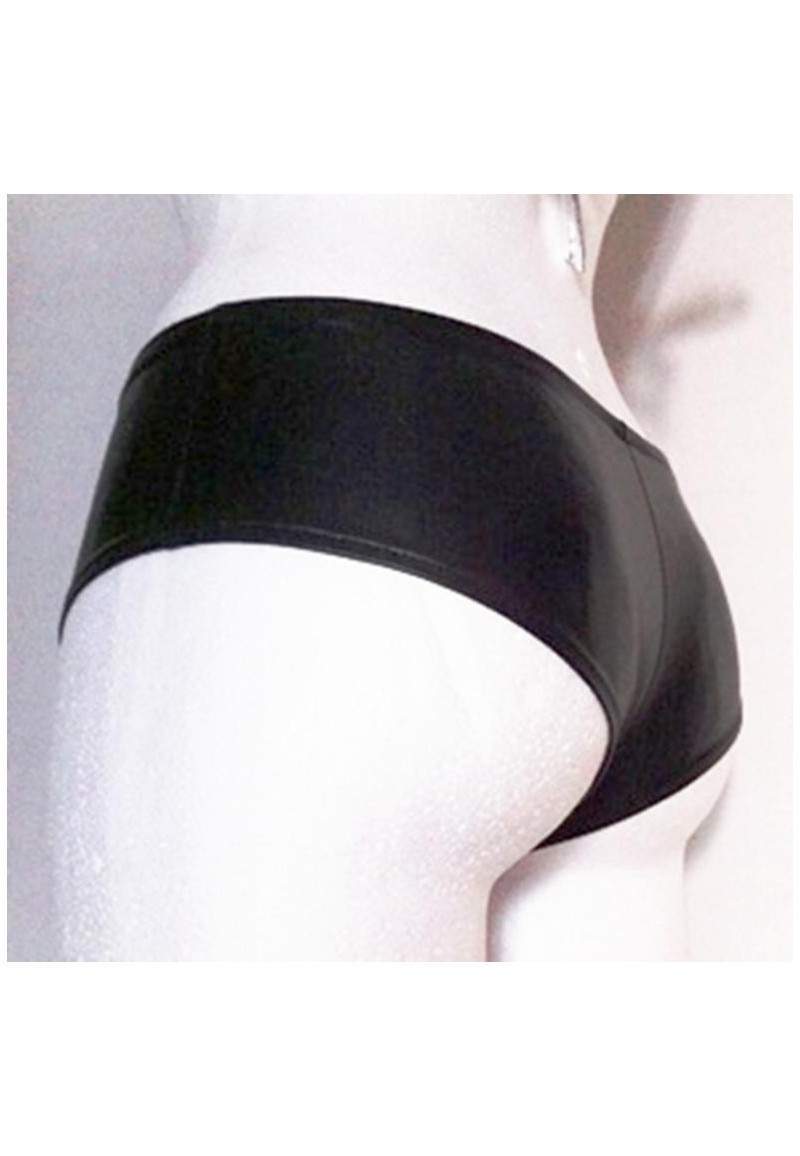 Black hot pants produced in Germany -