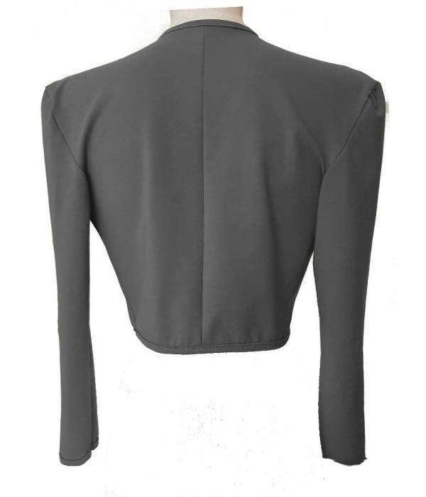 bargain Size 34 - 52 Cotton stretch short jacket gray Magdeburg pro... - Jetzt noch mehr sparen
