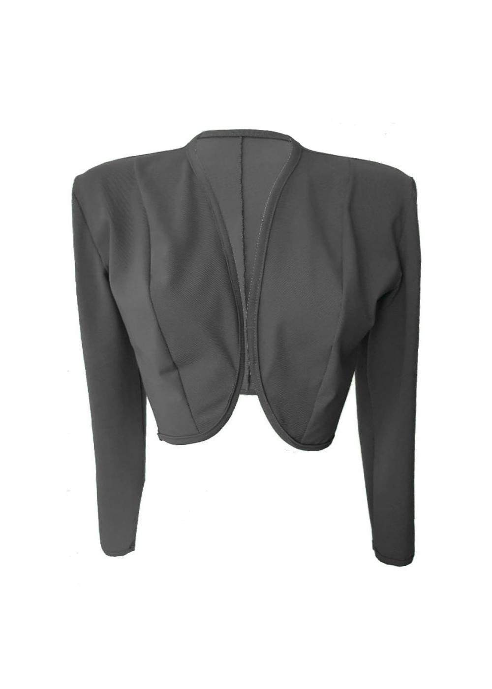Save 15 percent on Size 34 - 52 Cotton Stretch Short Jacket Grey Ma... - 