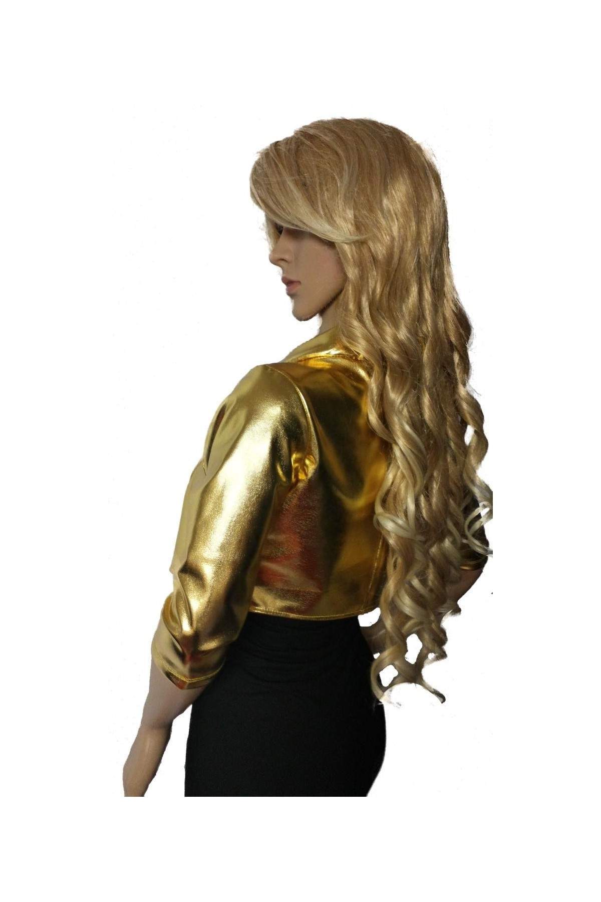 Save 15 percent on F.GIRTH short jacket gold leather look - 