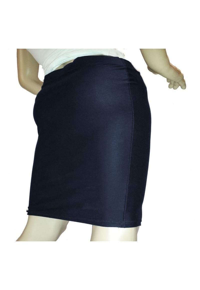 Oversized blue pencil skirt made in Germany -