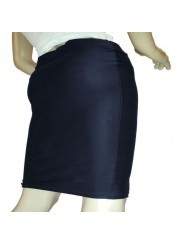 Save 15 percent on Blue Stretch Skirt Knee Length Sizes 44 - 52 - 