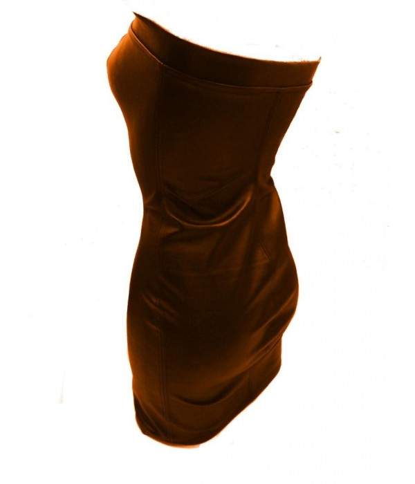 bargain Super soft leather dress orange - Jetzt noch mehr sparen
