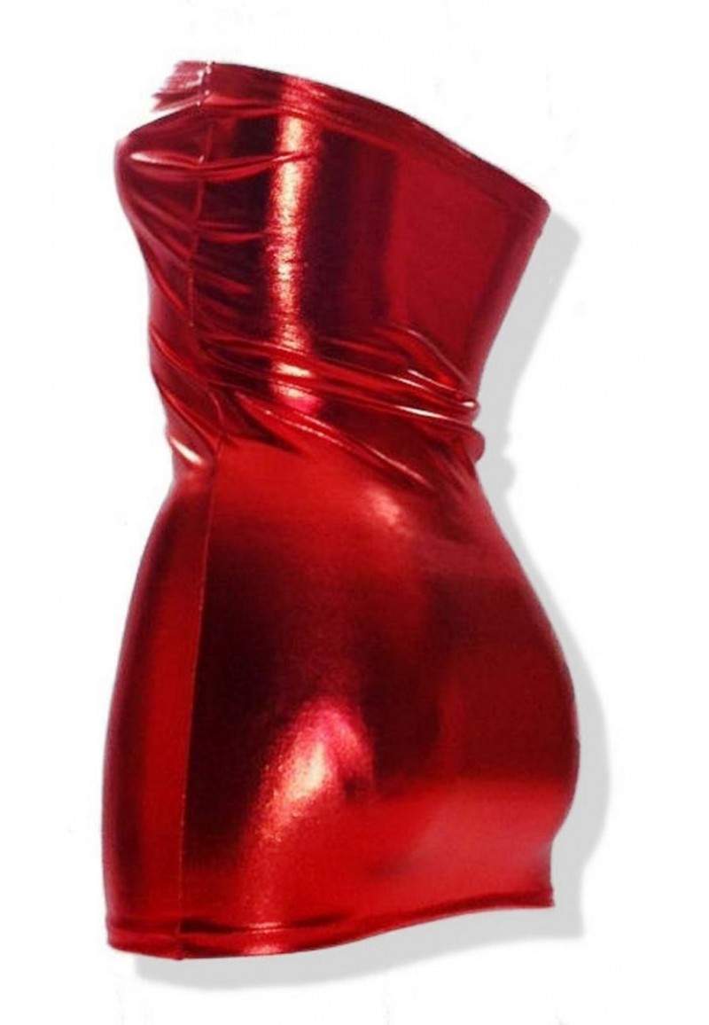 Rotes Bandeau Kleid Günstig Online Bestellen - 