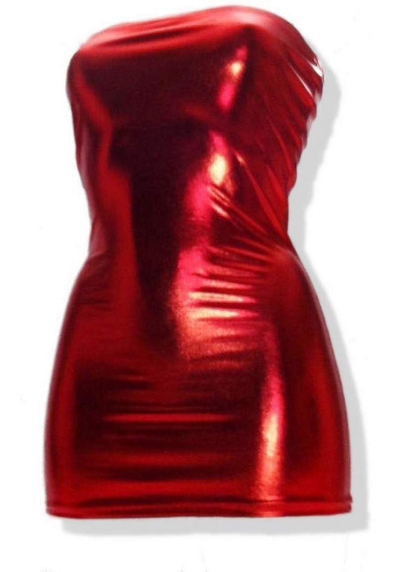 Rotes Bandeau Kleid Günstig Online Bestellen - 
