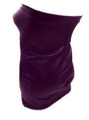 Vestido de cuero suave de diseño en color púrpura talla L - XXL (44 - 52) - 
