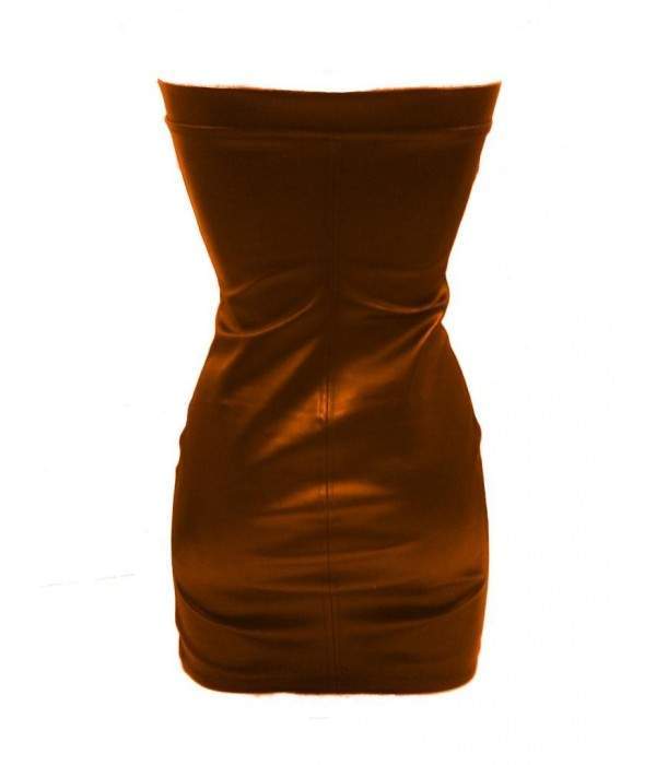 bargain Super soft leather dress orange - Jetzt noch mehr sparen