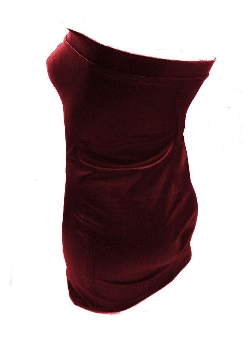 Red plus size dress produced in Germany -