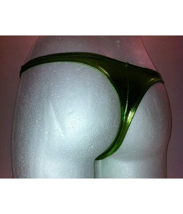 Tanga verde de cuero óptico - Jetzt noch mehr sparen