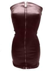 Vestido de cuero muy suave marrón tallas 34 - 52 - Jetzt noch mehr sparen