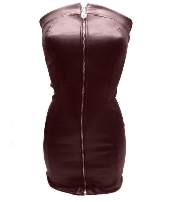 f.girth designer leather dress brown