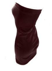 Very soft leather dress brown - 