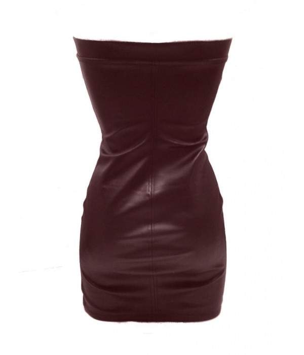bargain Very soft leather dress brown - Jetzt noch mehr sparen
