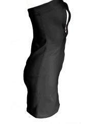 Black leather dress nipple-free with zippers - Jetzt noch mehr sparen
