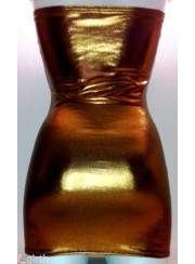 Wetlook gogo bandeau dress brown metal effect 16,00 € - 