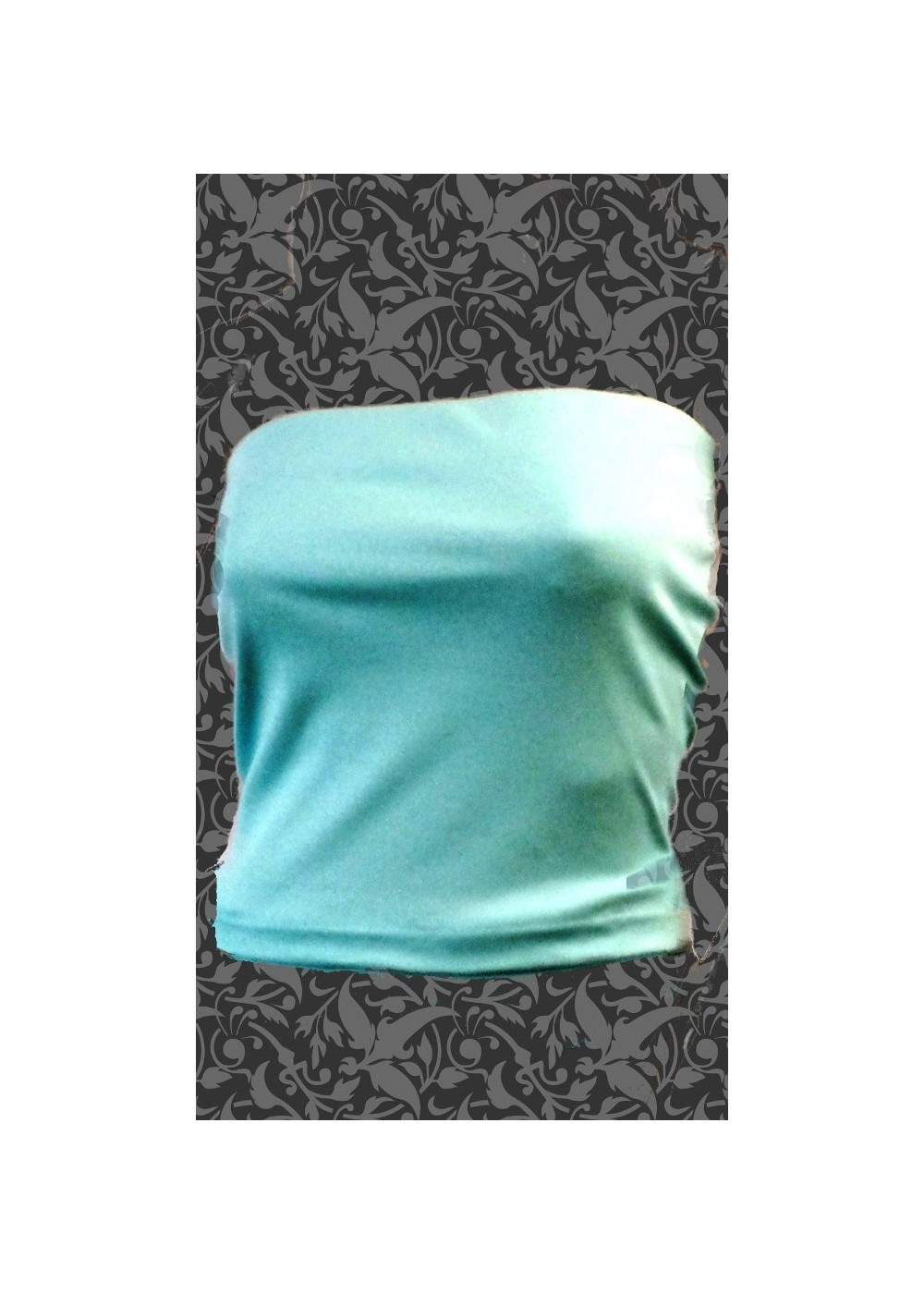 Bandeau-Top Turquoise Stretch - 