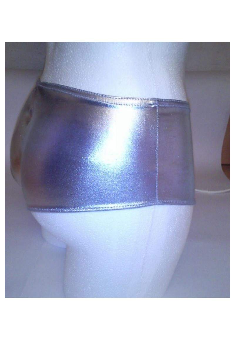 Silver hot pants produced in Germany -