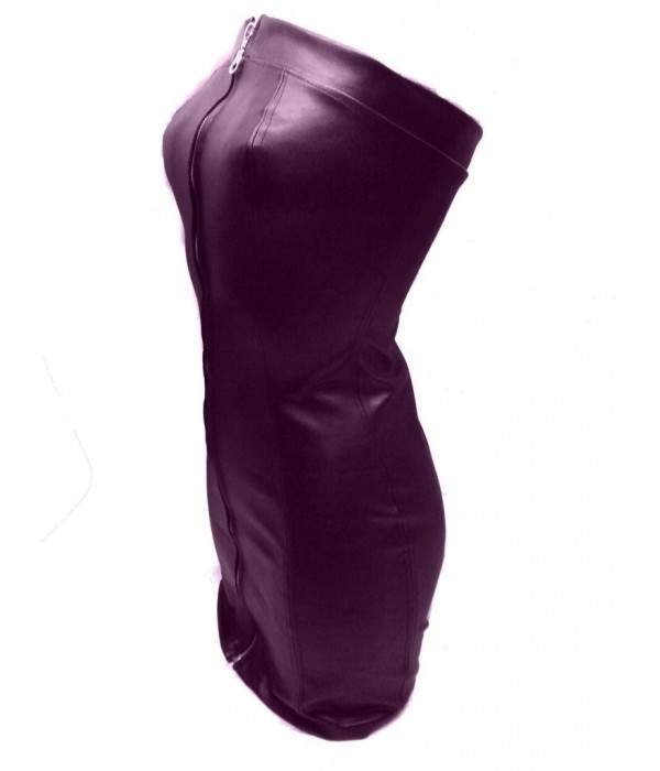 Schnäppchen 5 % Rabatt Super softes Leder Kleid lila Größen 32 - 42... - Jetzt noch mehr sparen
