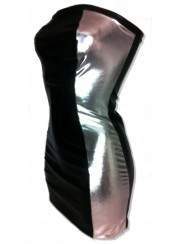 BANDEAU-Kleid schwarz silber ab 26,99 € - 