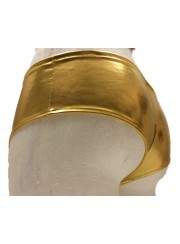 Ouvert Hotpants Gold mit Reißverschluss - 