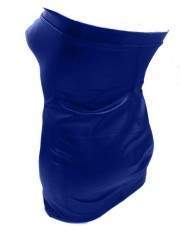 semana negra Ahorre 15% Vestido de cuero muy suave azul talla L - X... - 