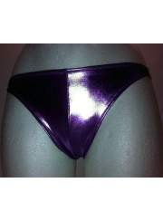 black week Save 15% Buy leather look Wetloock Tanga purple online - 