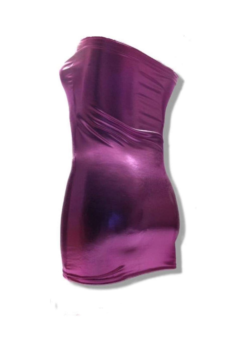 Rosa Bandeau Kleid Größen 44 - 52 viele Längen bis 75 cm ab 25,00 € - 
