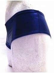 Pantalones de cuero ópticos azul metálico Tallas 34 - 42 - Jetzt noch mehr sparen