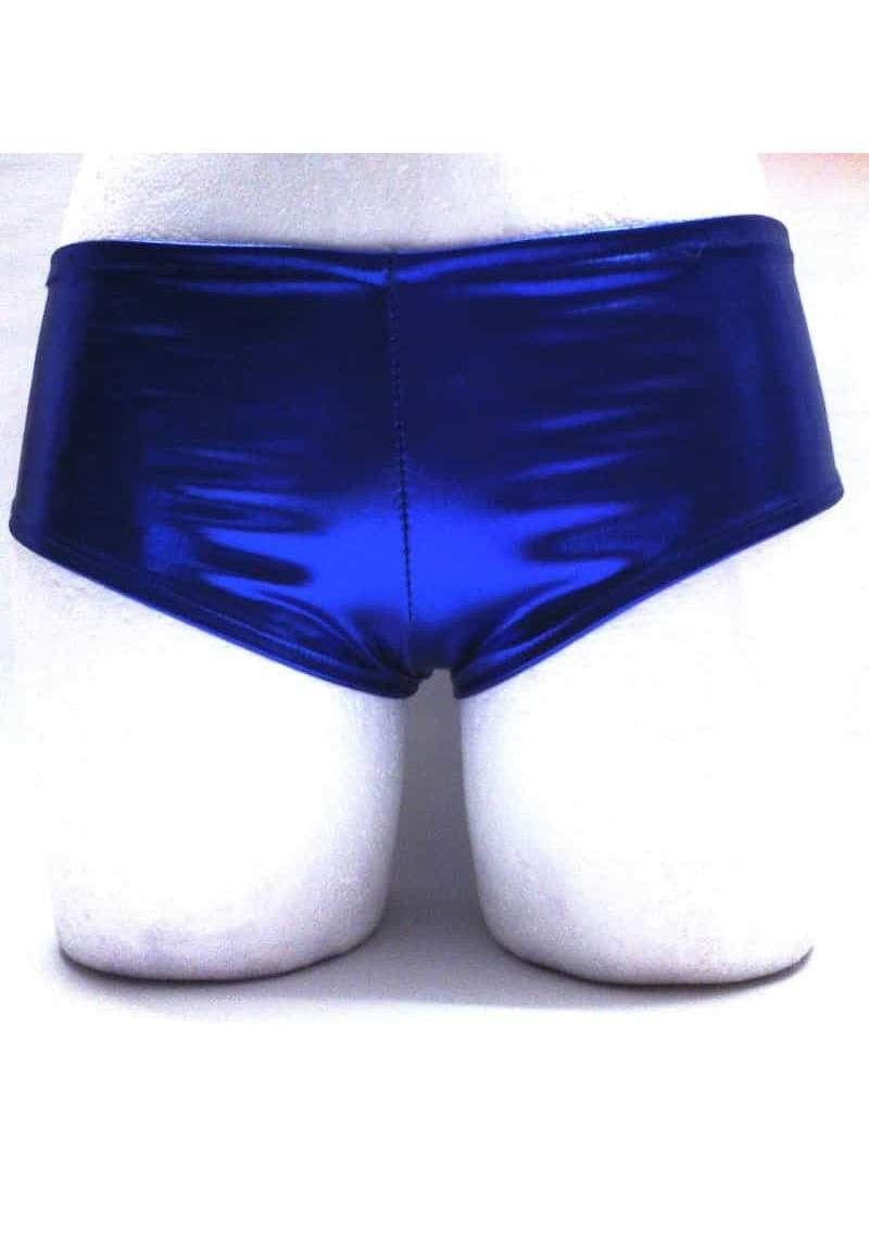 Hotpants blue metallic produced in Germany -