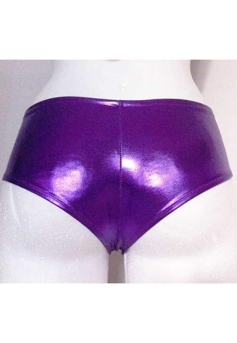 Hotpants purple metallic produced in Germany -