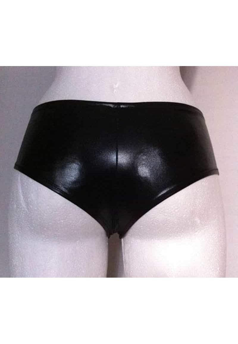 Black hot pants produced in Germany -