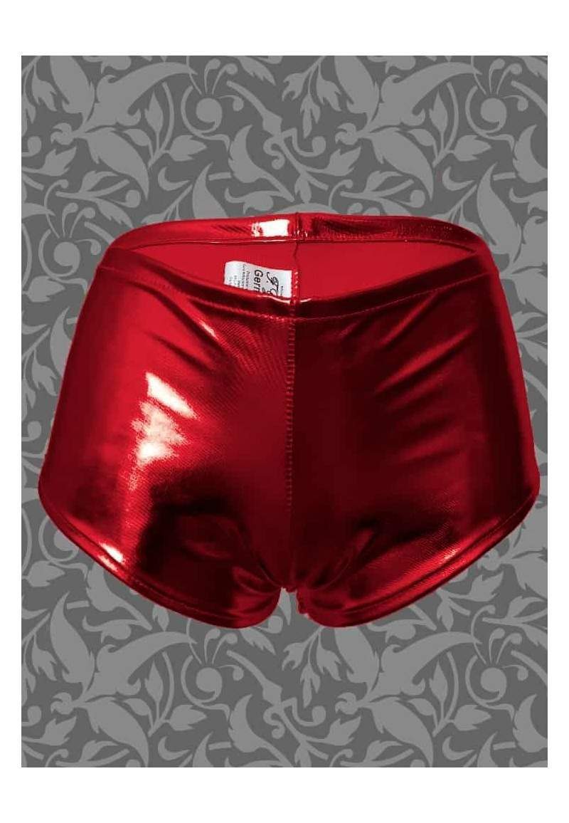 Hotpants red metallic produced in Germany -