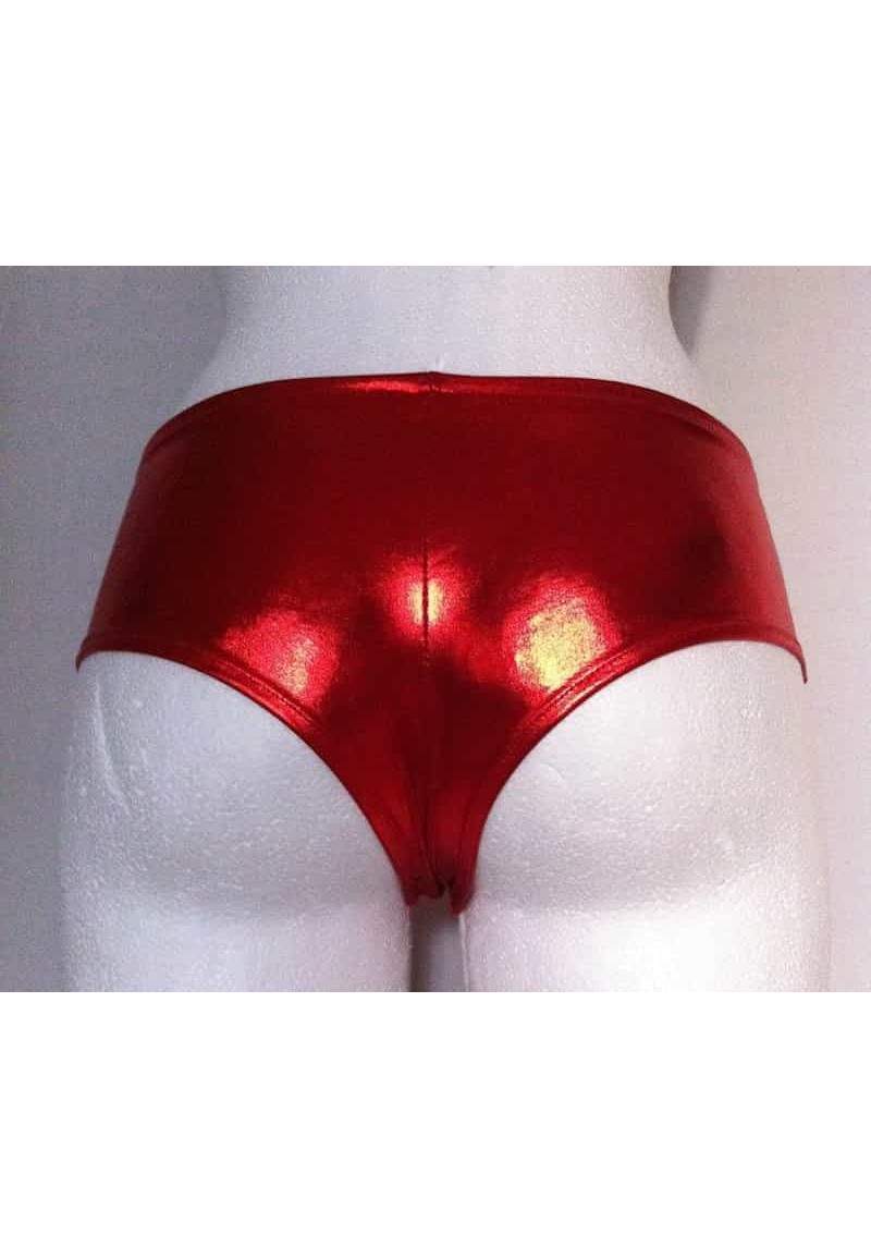 Hotpants rot Metallic in Deutschland produziert - 