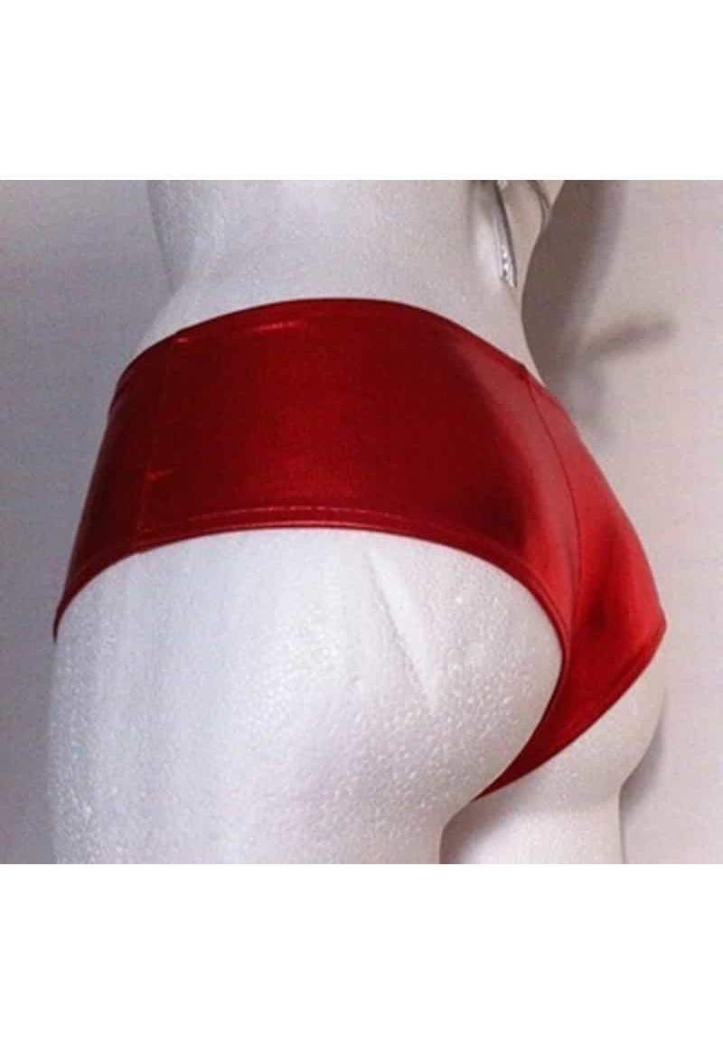 Hotpants rot Metallic in Deutschland produziert - 