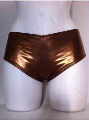 Pantalones de cuero marrón metálico Tallas 34- 42 - 