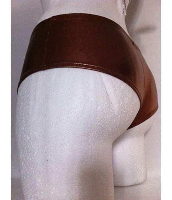 Pantalones de cuero marrón metálico Tallas 34- 42 - Deutsche Produktion