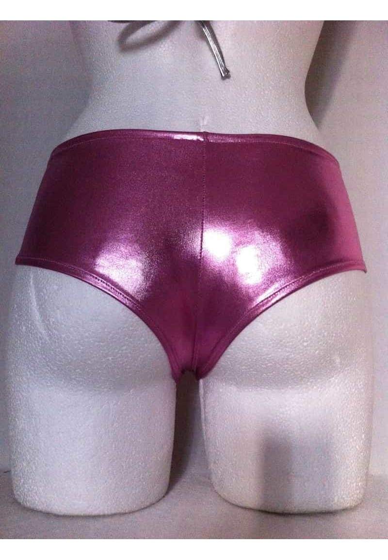 Hotpants rosa Metallic Größen 34 - 42 in Deutschland produziert - 