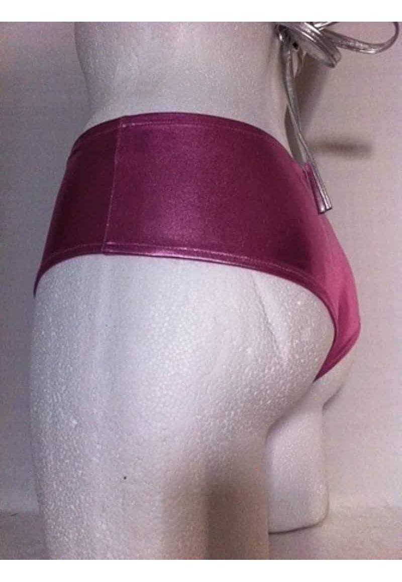 Hotpants rosa Metallic Größen 34 - 42 in Deutschland produziert - 