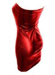 Schnäppchen 5 % Rabatt Leder Kleid rot Kunstleder Größen 32 - 42 on... - Jetzt noch mehr sparen