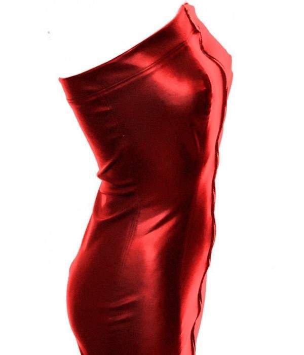 Schnäppchen 5 % Rabatt Leder Kleid rot Kunstleder Größen 32 - 42 on... - Jetzt noch mehr sparen