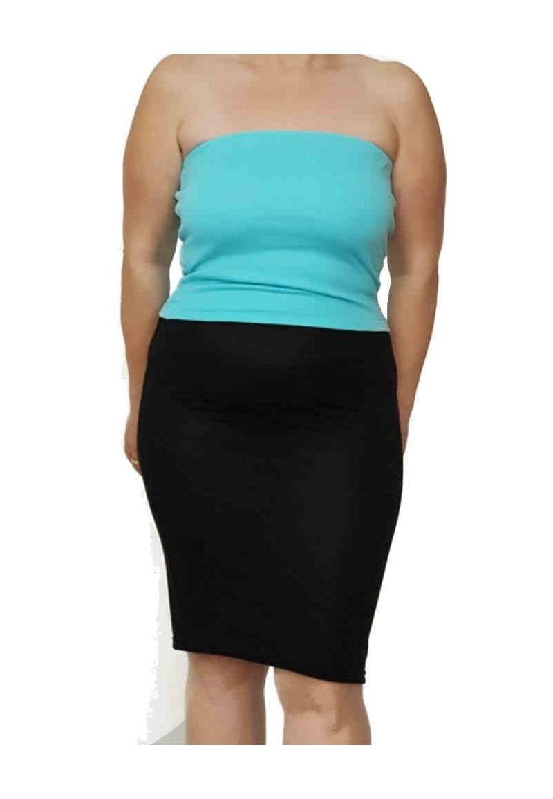 Black stretch pencil skirt made in Germany -